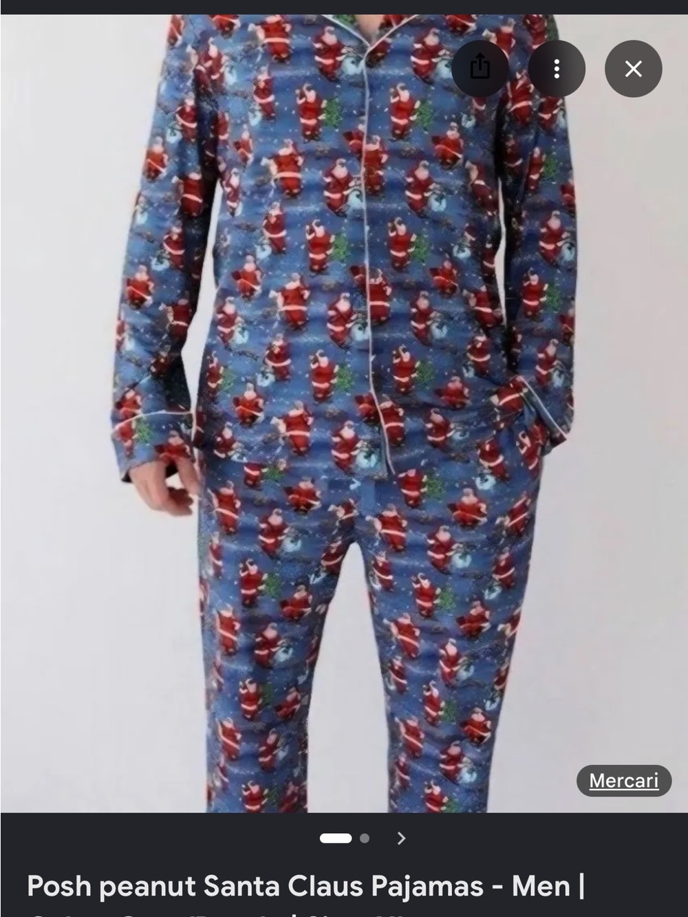 ISO Men’s Santa Medley pajamas